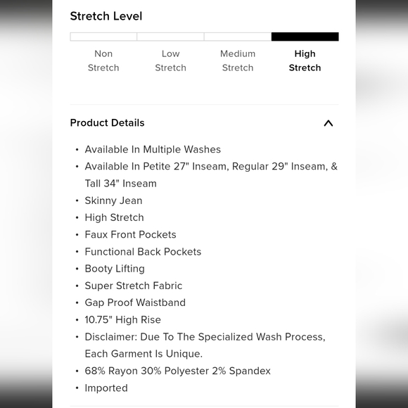 Eva Super Soft Curvy Skinny Jeans - Picture 4 of 5